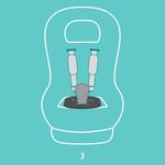 Tippy-Smart-Pad-Dispositivo-Anti-Abbandono-per-Seggiolini-Auto-Bambini-