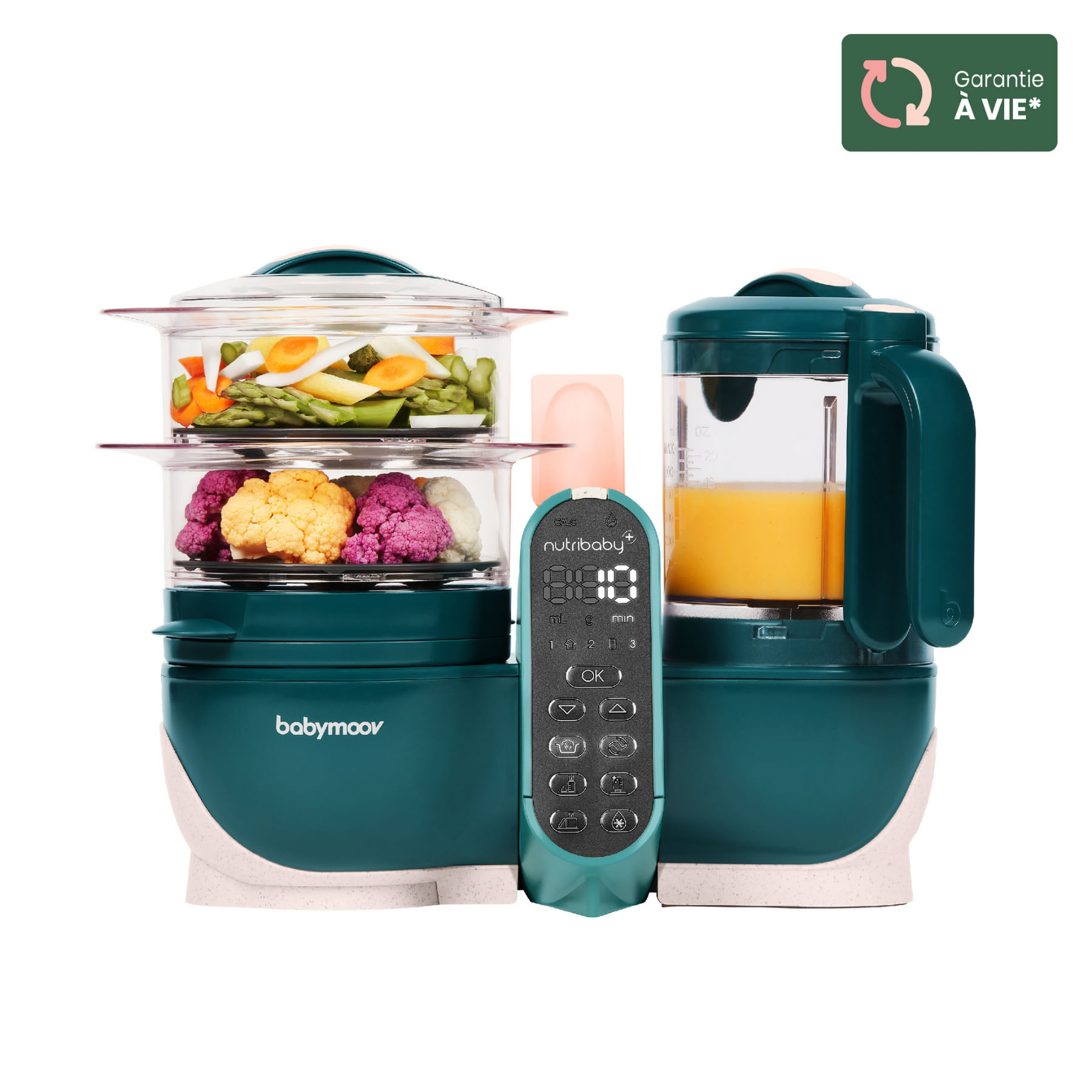 Babymoov Robot da Cucina Babymoov Nutribaby Plus Verde 2,2 L
