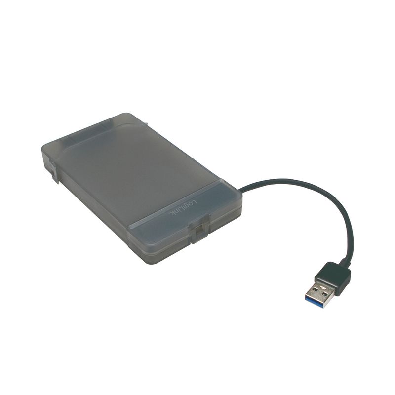 LogiLink-AU0037---Contenitore-per-HDD-SSD---2.5---Serial-ATA-III---ConnettivitAA -USB---Grigio---Da-3.0-a-2.5-S-ATA-con-c