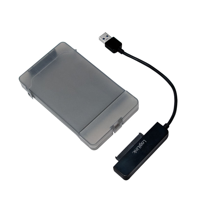 LogiLink-AU0037---Contenitore-per-HDD-SSD---2.5---Serial-ATA-III---ConnettivitAA -USB---Grigio---Da-3.0-a-2.5-S-ATA-con-c
