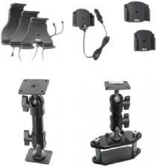 Brodit KFZ-Ladestation, POGO, Galaxy Xcover 5 KFZ-Ladestation, mit POGO Pins, inkl.: KFZ
