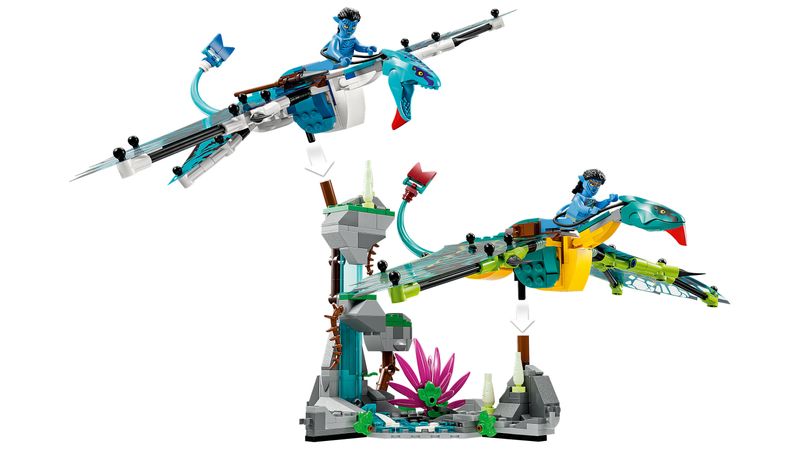 LEGO-Avatar-Il-primo-volo-sulla-Banshee-di-Jake-e-Neytiri