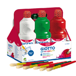 GIOTTO Schoolpack 6 flaconi tempera pronta - 1000ml - colori assortiti - Giotto