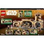 LEGO Star Wars 75326 La Sala del Trono di Boba Fett, Jabba con 7 Minifigure Guerre Stellari