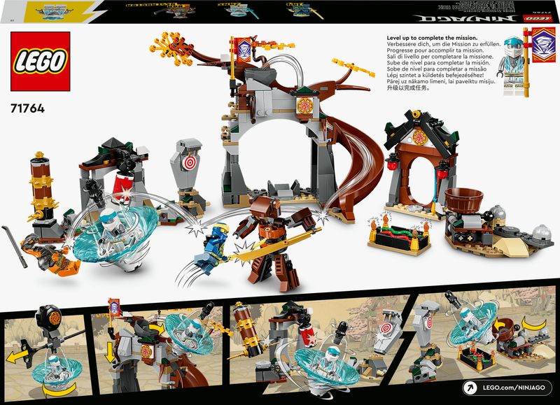 LEGO-NINJAGO-71764-Centro-di-Addestramento-Ninja-Allenamento-Piccoli-Maestri-di-Spinner-Spinjitzu-Trottola-Giocattolo