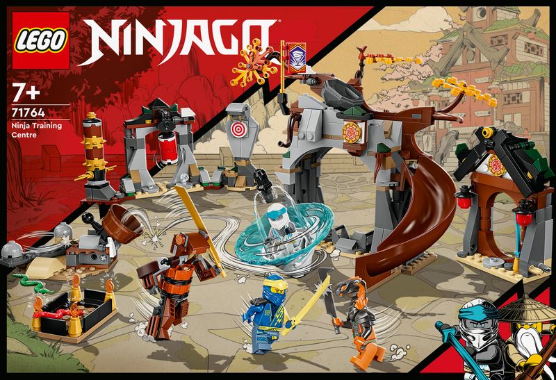 LEGO-NINJAGO-71764-Centro-di-Addestramento-Ninja-Allenamento-Piccoli-Maestri-di-Spinner-Spinjitzu-Trottola-Giocattolo