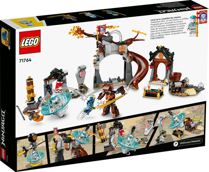 LEGO-NINJAGO-71764-Centro-di-Addestramento-Ninja-Allenamento-Piccoli-Maestri-di-Spinner-Spinjitzu-Trottola-Giocattolo