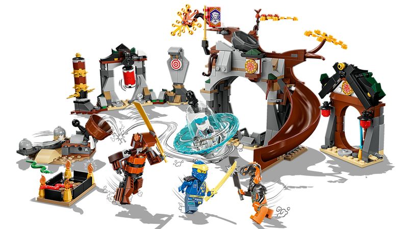 LEGO-NINJAGO-71764-Centro-di-Addestramento-Ninja-Allenamento-Piccoli-Maestri-di-Spinner-Spinjitzu-Trottola-Giocattolo