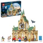 LEGO-Harry-Potter-76398-Ala-dell’infermeria-di-Hogwarts-con-Minifigure-Ron-Weasley-e-Hermione-Granger-Torre-dell-Orologio