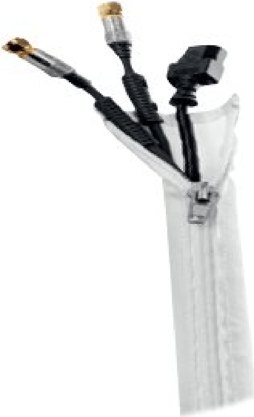 HAGOR KS - Kabelschlauch - 1 m - wei