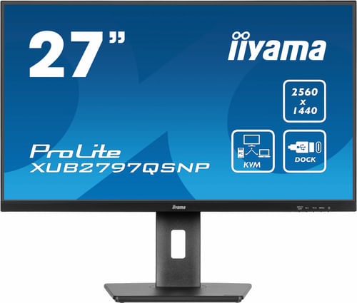 Iiyama ProLite XUB2797QSNP-B1 Monitor PC 68,6 cm (27") 2560 x 1440 Pixel Wide Quad HD LED Nero