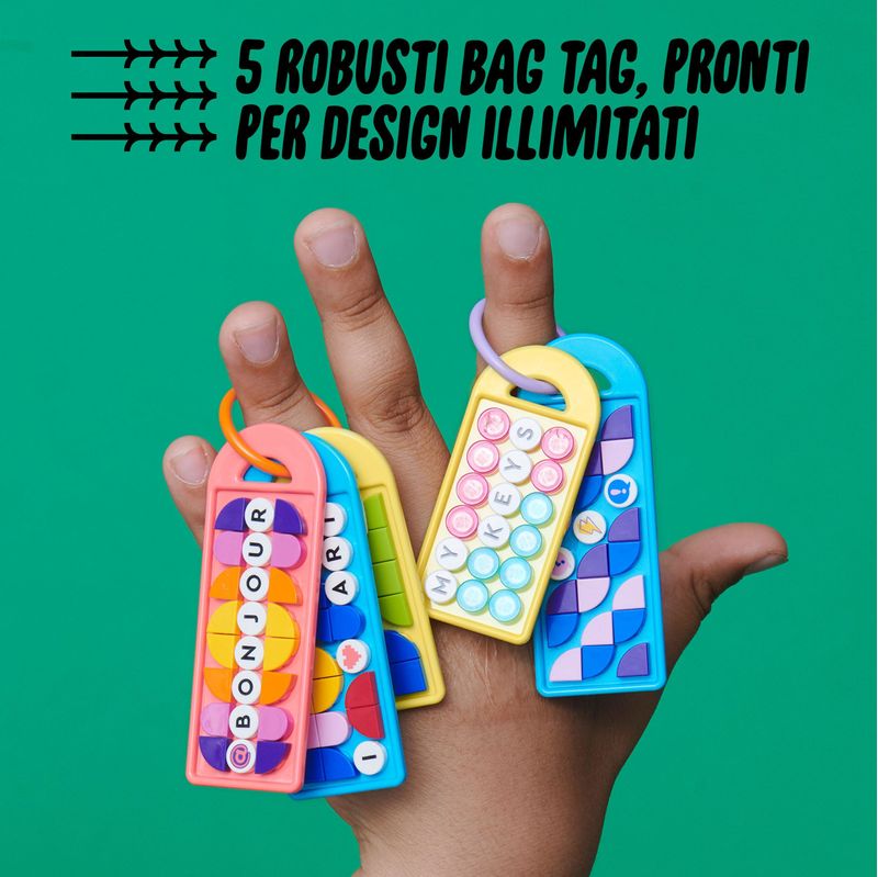 LEGO-DOTS-41949-Multipack-Bag-Tag---Messaggi-Giocattolo-Fai-Da-Te-con-Lettere-e-Disegni-Giochi-per-Bambini-di-6--Anni