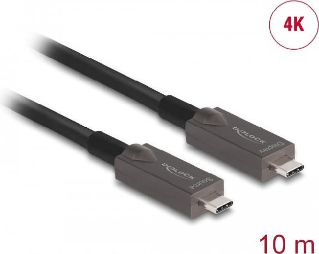 Delock Cavo PD dati video USB-C ottico attivo da 10 m