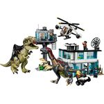 LEGO Jurassic World 76949 l’Attacco del Giganotosauro e del Terizinosauro, Giochi per Bambini dai 9 Anni con Dinosauri