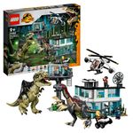 LEGO-Jurassic-World-76949-l’Attacco-del-Giganotosauro-e-del-Terizinosauro-Giochi-per-Bambini-dai-9-Anni-con-Dinosauri