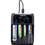 VOLTCRAFT IPC-2 NiMH, NiCd, LiIon, LiFePO Mini (AAAA), Micro (AAA), Mignon (AA), Baby (C), Sub-C, A, 10440