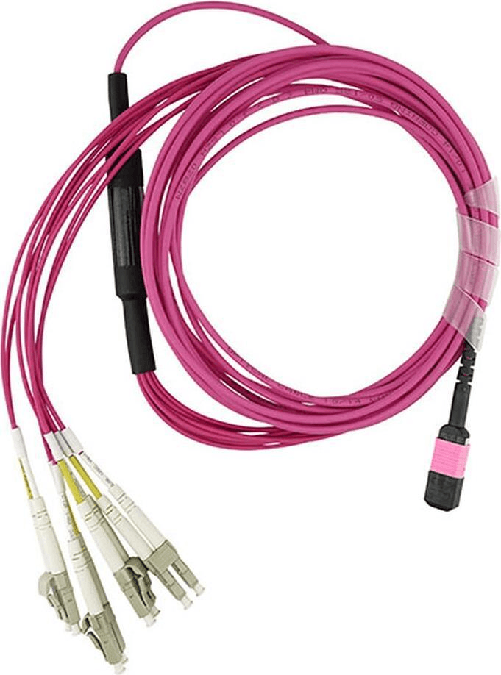 BlueOptics 7Z57A03575 cavo patch multimodale OM4 compatibile MPO-4xLC 5 metri