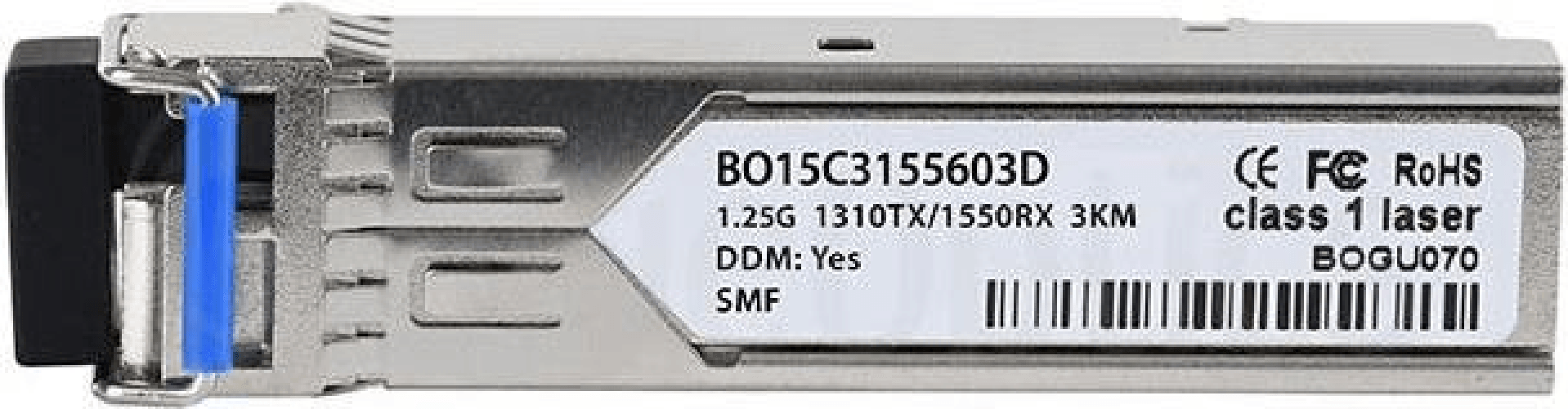 BlueOptics  Kompatibler Ubiquiti Networks UACC-OM-SM-1G-S-1310 BlueOptics BO15C3155603D SFP Transceiver, LC
