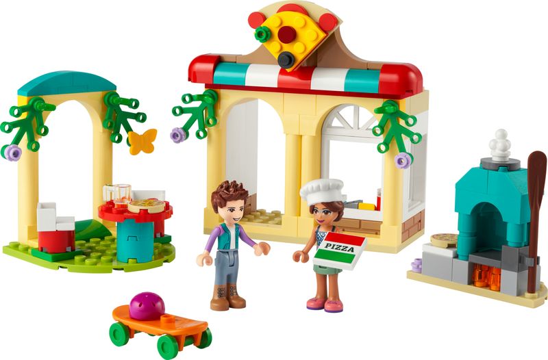 LEGO-Friends-41705-La-Pizzeria-di-Heartlake-City-con-Pizza-Cibo-Giocattolo-e-Mini-Bamboline-Giochi-per-Bambini-dai-5-Anni