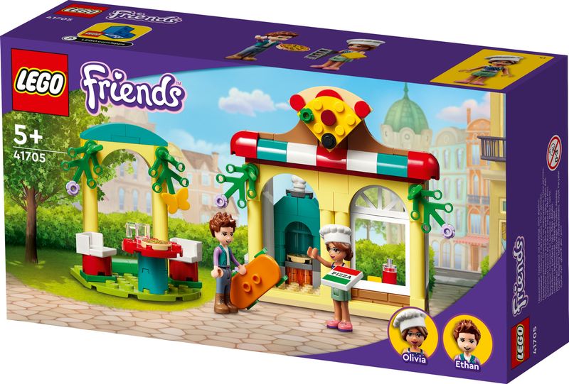 LEGO-Friends-41705-La-Pizzeria-di-Heartlake-City-con-Pizza-Cibo-Giocattolo-e-Mini-Bamboline-Giochi-per-Bambini-dai-5-Anni