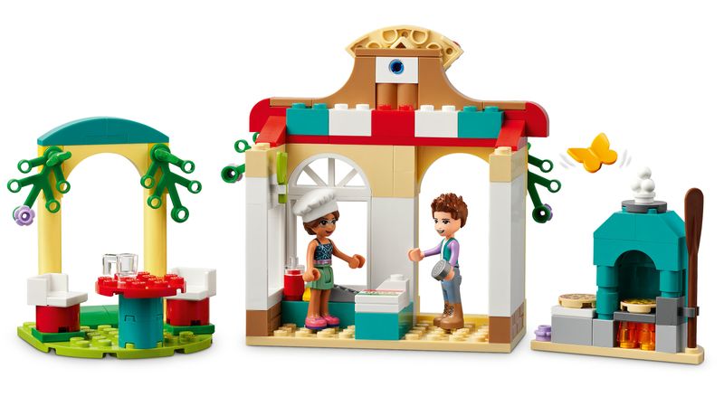 LEGO-Friends-41705-La-Pizzeria-di-Heartlake-City-con-Pizza-Cibo-Giocattolo-e-Mini-Bamboline-Giochi-per-Bambini-dai-5-Anni