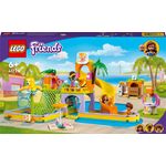 LEGO Friends 41720 Parco Acquatico, Piscina con Scivolo con Mini Bamboline, Idea Regalo, Giochi per Bambini dai 6 Anni