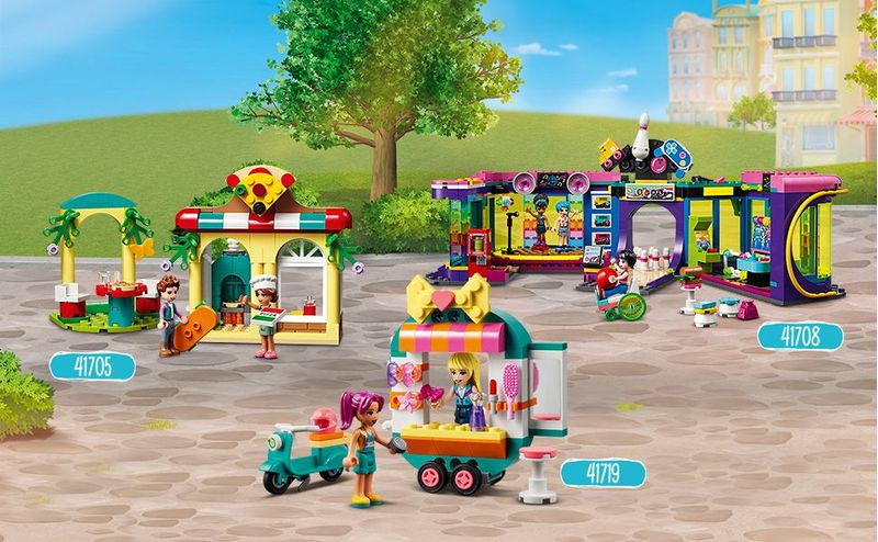 LEGO-Friends-41705-La-Pizzeria-di-Heartlake-City-con-Pizza-Cibo-Giocattolo-e-Mini-Bamboline-Giochi-per-Bambini-dai-5-Anni