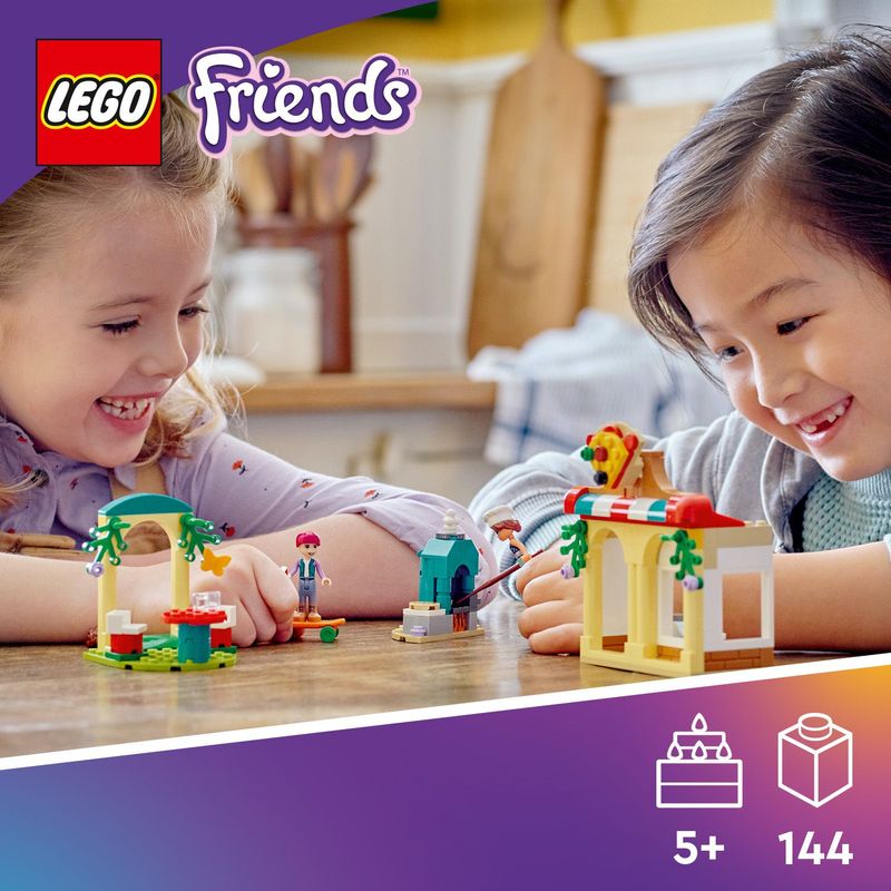 LEGO-Friends-41705-La-Pizzeria-di-Heartlake-City-con-Pizza-Cibo-Giocattolo-e-Mini-Bamboline-Giochi-per-Bambini-dai-5-Anni