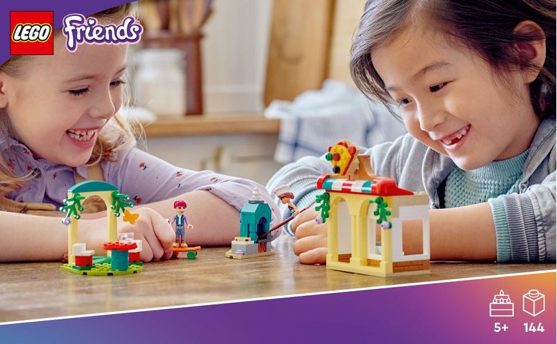 LEGO-Friends-41705-La-Pizzeria-di-Heartlake-City-con-Pizza-Cibo-Giocattolo-e-Mini-Bamboline-Giochi-per-Bambini-dai-5-Anni