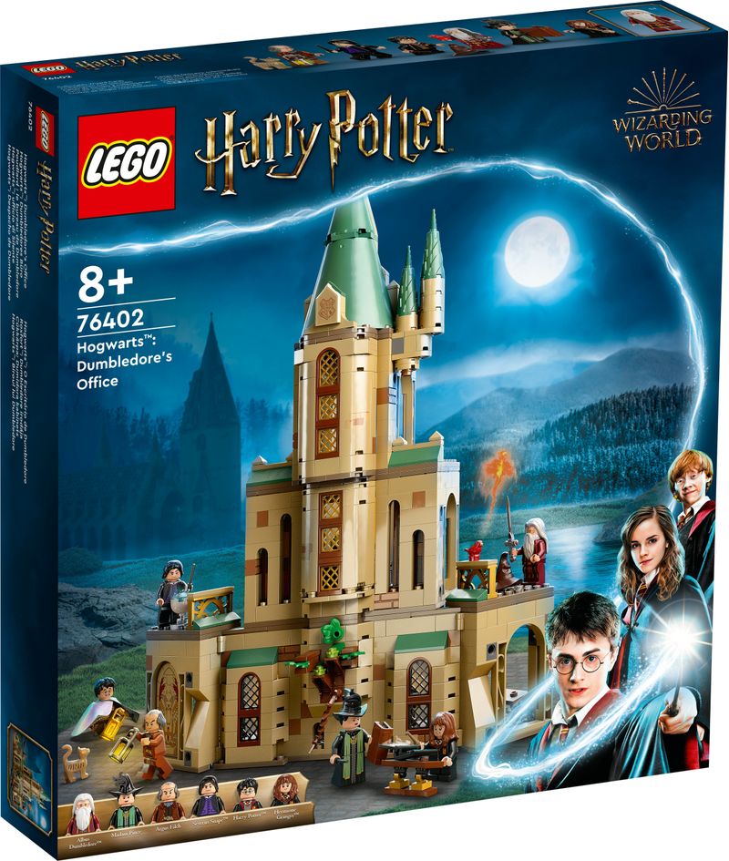 LEGO-Harry-Potter-76402-Hogwarts--Ufficio-di-Silente-Castello-Giocattolo-con-Cappello-Parlante-e-Spada-di-Grifondoro