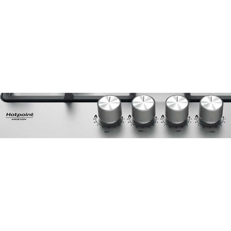 Hotpoint-PPH-75G-D-IX-Stainless-steel-Da-incasso-73-cm-Gas-5-Fornello-i-