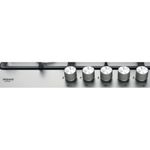 Hotpoint-PPH-75G-D-IX-Stainless-steel-Da-incasso-73-cm-Gas-5-Fornello-i-