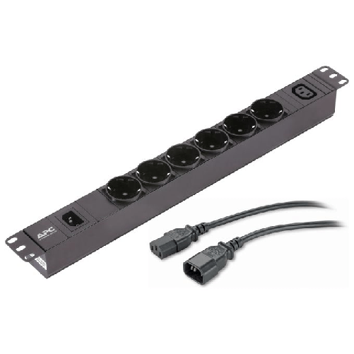 APC EPDU1010B-SCH unitÃ  di distribuzione dell'energia (PDU) 7 presa(e) AC 1U Nero