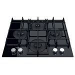 Hotpoint-HAGS-61F-BK-Nero-Da-incasso-59.5-cm-Gas-4-Fornello-i-