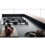 Hotpoint-HAGS-61F-BK-Nero-Da-incasso-59.5-cm-Gas-4-Fornello-i-