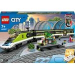 LEGO City 60337 Treno Passeggeri Espresso, con Locomotiva Giocattolo Telecomandata con Luci e Binari, Giochi per Bambini