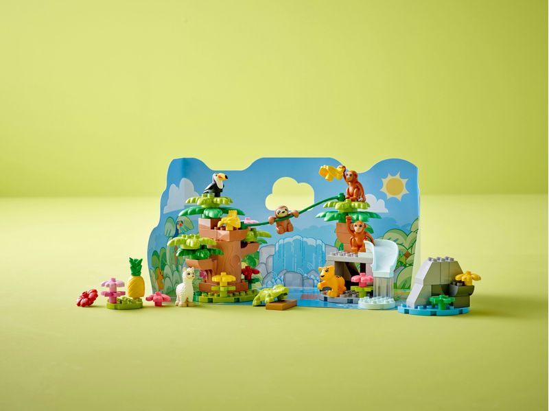 LEGO-DUPLO-10973-Animali-del-Sud-America-Giochi-Educativi-per-Bambini-dai-2-ai-5-Anni-con-7-Figure-di-Animali-Giocattolo