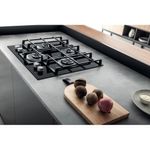 Hotpoint-HAGS-61F-BK-Nero-Da-incasso-59.5-cm-Gas-4-Fornello-i-