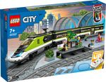 LEGO-City-60337-Treno-Passeggeri-Espresso-con-Locomotiva-Giocattolo-Telecomandata-con-Luci-e-Binari-Giochi-per-Bambini