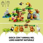 LEGO-DUPLO-10973-Animali-del-Sud-America-Giochi-Educativi-per-Bambini-dai-2-ai-5-Anni-con-7-Figure-di-Animali-Giocattolo