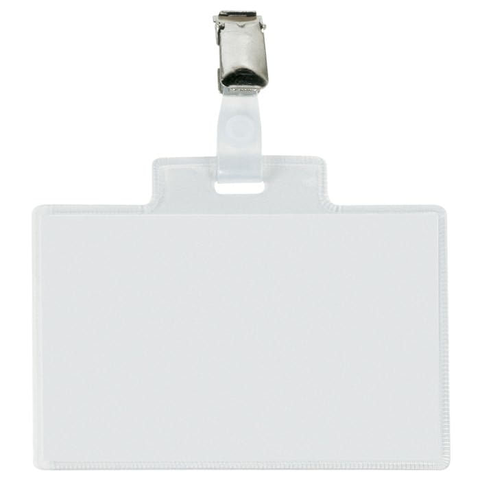 SEI-ROTA-10-Portanome-Pass-4E-11x7cm-c-clip-in-metallo-Sei-Rota