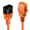 Lindy-30474-cavo-di-alimentazione-Nero-Arancione-1-m-Accoppiatore-C14-Accoppiatore-C13--1m-C14-to-C13-Mains-Extension--
