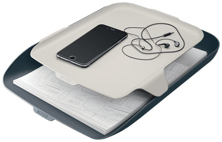 LEITZ-Vaschetta-portacorrispondenza-con-vassoio-Organizer-Grigio-Cosy-Leitz