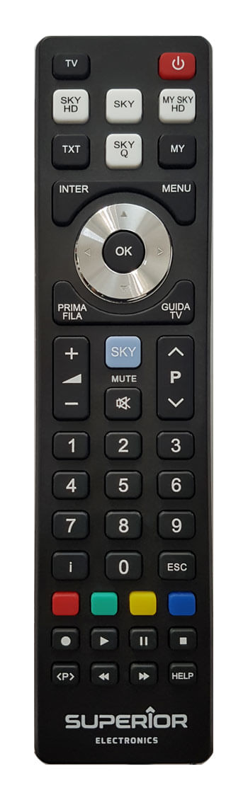 Superior-Electronics-SUPTRB027-telecomando-Sky-Pulsanti