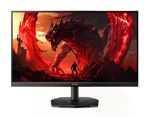 Acer kg1 kg241yp3bip led display 60,5 cm (23.8") 1920 x 1080 pixel full hd lcd nero, rosso