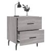 vidaXL-Comodini-2-pz-Grigio-Sonoma-40x35x475-cm-in-Legno-Multistrato