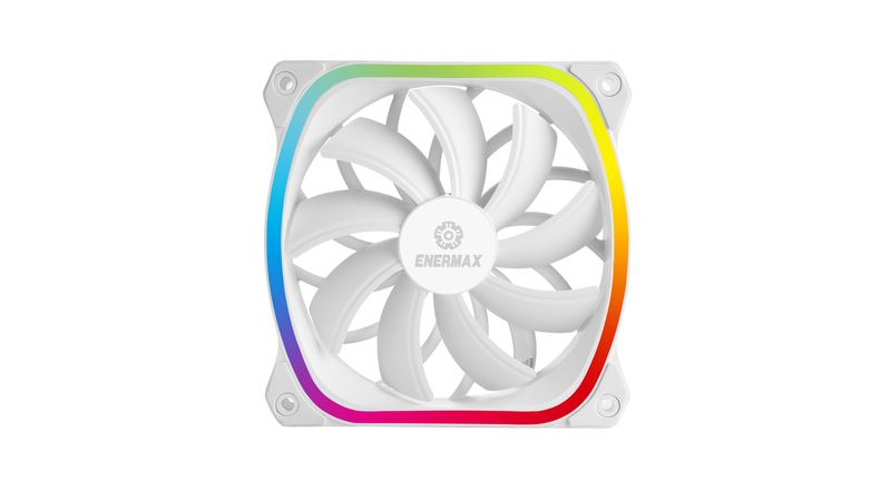 Enermax-SquA-RGB-White-Case-per-computer-Ventilatore-12-cm-Bianco