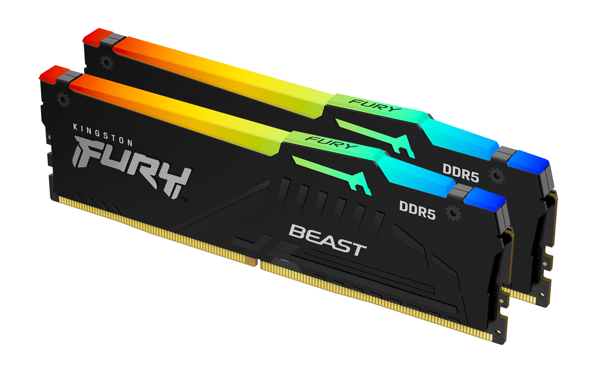 Kingston Technology FURY Beast 32GB 6000MT/s DDR5 CL30 DIMM (Kit da 2 moduli) RGB XMP