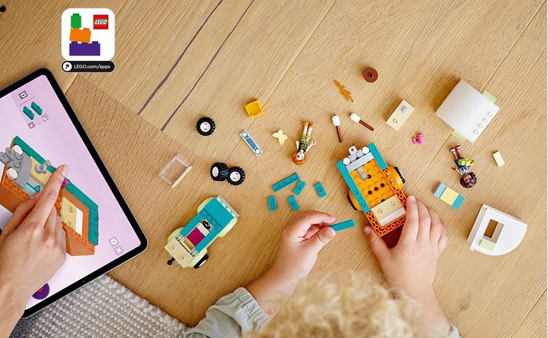 giochi-per-bambini-giochi-bambina-4-anni-idee-regalo-lego-friends-personaggi-lego-mini-bamboline-Mini-bambole-Autumn-e-Aliya-camper-giocattolo-macchina-lego-macchina-giocattolo-per-bambini-macchina-giocattolo-macchina-fotografica-roulotte