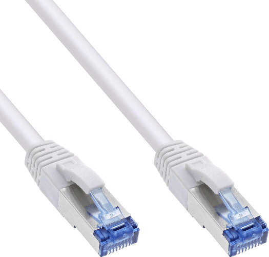 InLine 70er Bulk-Pack Patchkabel - S/FTP Cat.6A - halogenfrei - Kupfer - wei 1m (B-76811W)